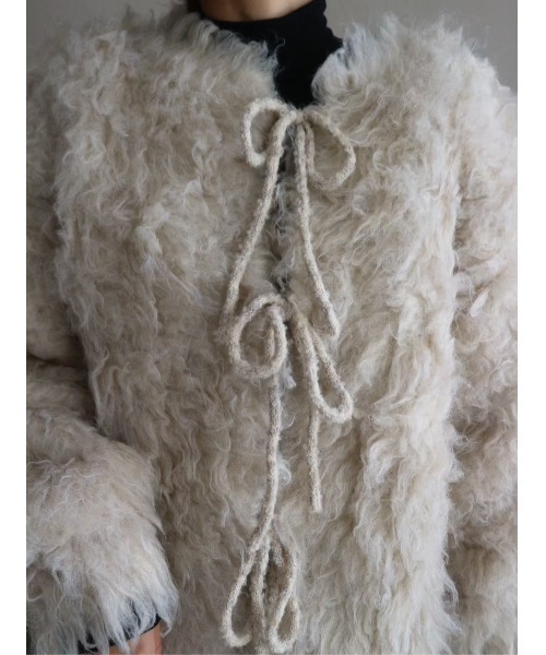 TRUNC カーディガン Fluffy Ribbon Cardigan / フラッフィーリボン
