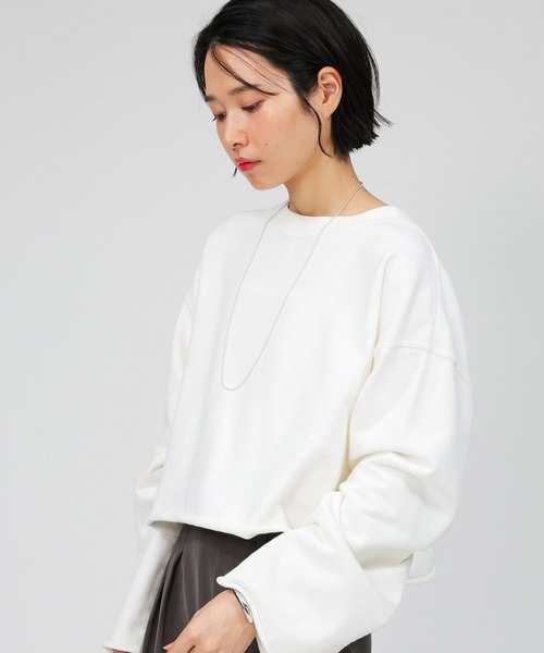 BABYLONE（バビロン） スウェットカットソー フリー オフホワイト