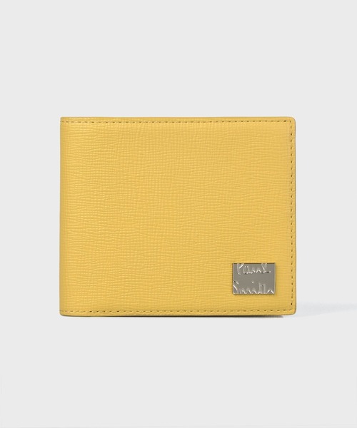 【新品未使用】ポールスミス 二つ折り財布513 イエロー 訳あり ポールスミス 財布 二つ折り財布 黄色(イエロー) Paul Smith