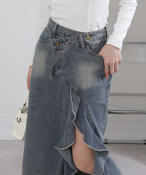 pumpkin port（パンプキンポート） スカート サイド フリルスリット