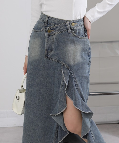 pumpkin port（パンプキンポート） スカート サイド フリルスリット