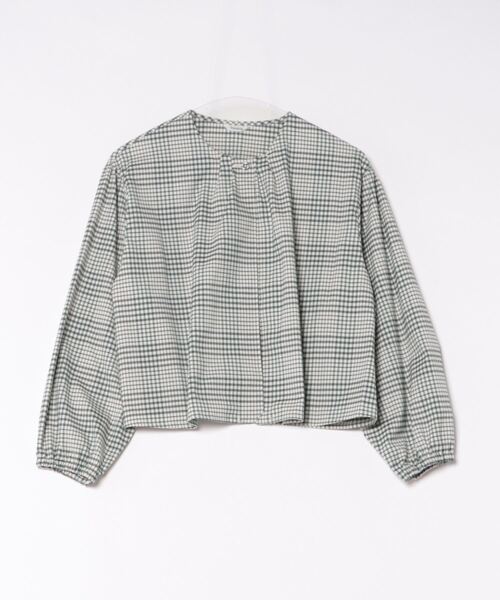 「haupia」 長袖ブラウス 38 グレー レディース_画像5