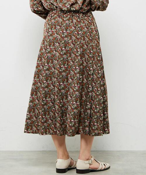 「MELROSE claire」 フレアスカート 3 グリーン レディース_画像3