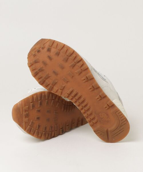 「New Balance」 ローカットスニーカー 25cm ベージュ レディース_画像3