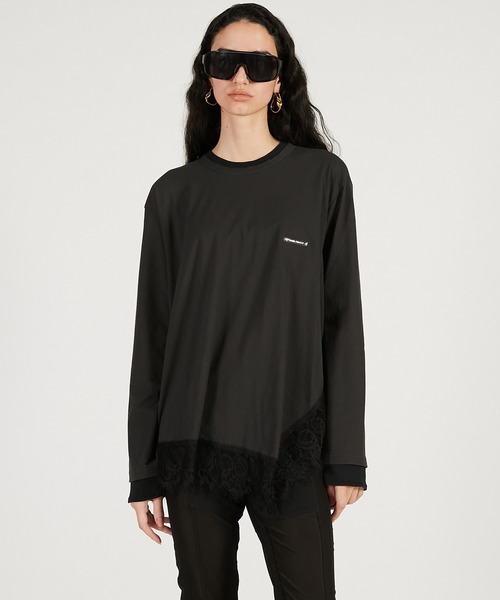 PRANK PROJECT シャギーヘムオーバーTEE BLACK PRANK PROJECT シャギーヘムオーバーTEE BLACK PRANK PROJECT シャギー