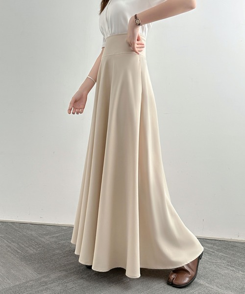 「ECLIN」 ロングスカート S ブラック レディース_画像7