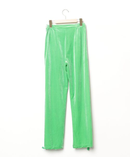 「KBF」 イージーパンツ ONE グリーン レディース_画像2