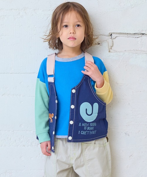 MARKEY'S（マーキーズ） ベスト ツイルプリントベスト キッズ 子供服