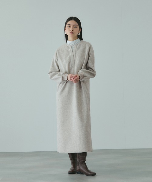 VICKY（ビッキー） ワンピース ソフトニットメルトンキーネック