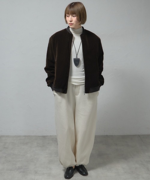 leimn ブルゾン アウター ベロアブルゾン レディース : ZOZOTOWN Yahoo