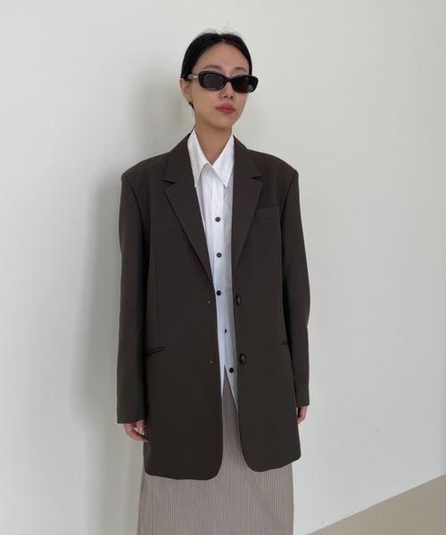 「Didot.showroom」 テーラードジャケット FREE ブラック レディース_画像4