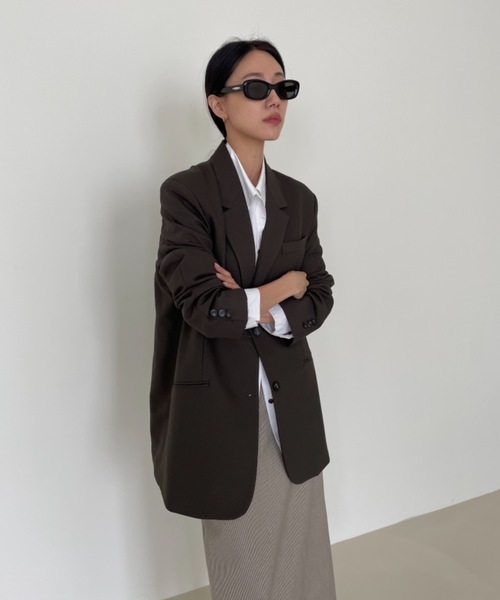 「Didot.showroom」 テーラードジャケット FREE ブラック レディース_画像6