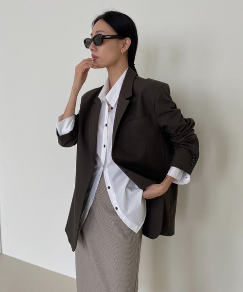 「Didot.showroom」 テーラードジャケット FREE ブラック レディース_画像7