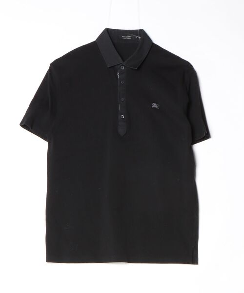 も*う様 【美品】BURBERRY ブラック ポロシャツ BURBERRY BLACK LABEL（バーバリーブラックレーベル） 半袖ポロシャツ