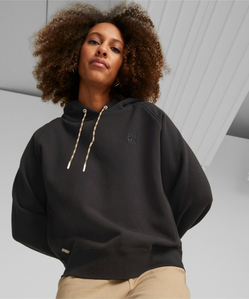 PUMA（プーマ） プルオーバーパーカー X-SMALL ブラック レディース