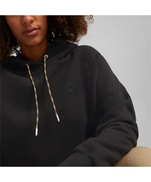 PUMA（プーマ） プルオーバーパーカー X-SMALL ブラック レディース