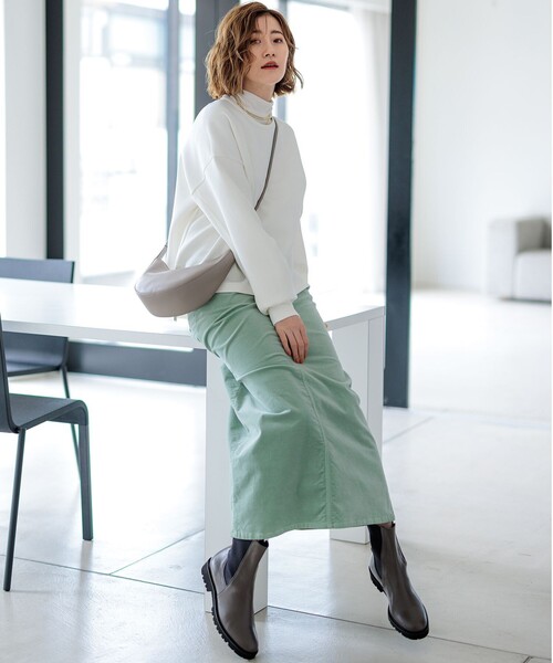 Y's スカート 23区（ニジュウサンク） スカート 36 グレー レディース : ZOZOTOWN