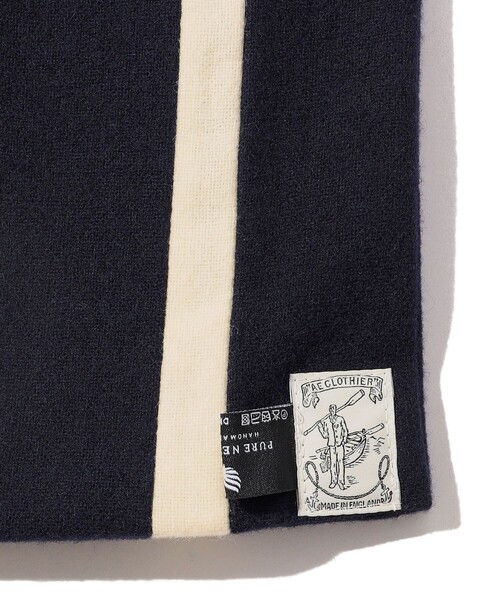 「SOUTHWICK」 マフラー ONE SIZE ネイビー メンズ_画像3