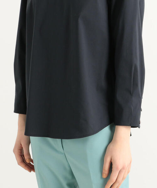 TOMORROWLAND（トゥモローランド） 長袖ブラウス 36 ネイビー