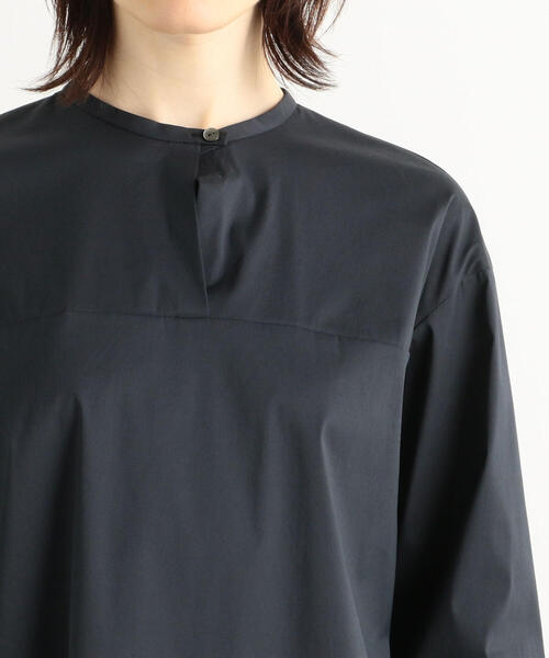 TOMORROWLAND（トゥモローランド） 長袖ブラウス 36 ネイビー