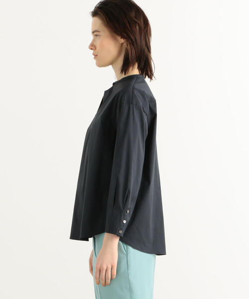 TOMORROWLAND（トゥモローランド） 長袖ブラウス 36 ネイビー