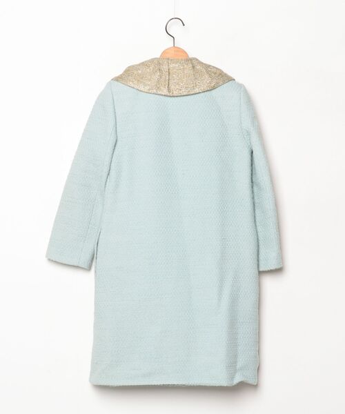 「Milly」 ステンカラーコート 0 ブルー レディース_画像2