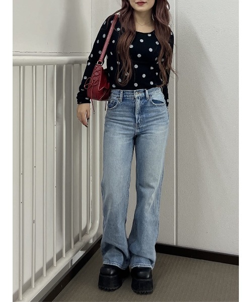 SLY（スライ） ジーンズ デニム デニムパンツ MICHIXSLY JW STRAIGHT