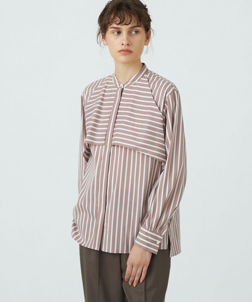 「TOMORROWLAND collection」 長袖シャツ 36 グリーン系その他 レディース_画像3