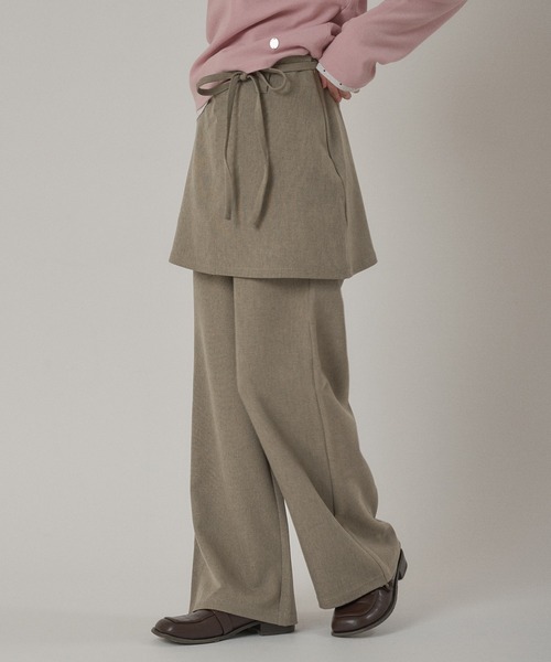 MUHET（ミュエータ） スラックス パンツ 「set item」skirt ＆ easy
