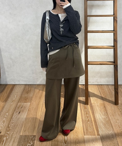 MUHET（ミュエータ） スラックス パンツ 「set item」skirt ＆ easy