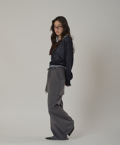 MUHET（ミュエータ） スラックス パンツ 「set item」skirt ＆ easy