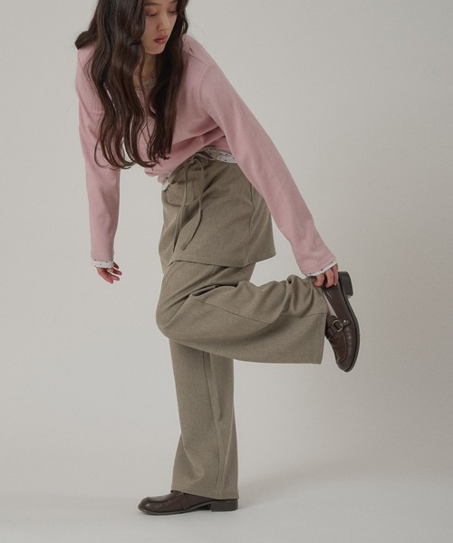 MUHET（ミュエータ） スラックス パンツ 「set item」skirt ＆ easy