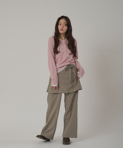 MUHET（ミュエータ） スラックス パンツ 「set item」skirt ＆ easy
