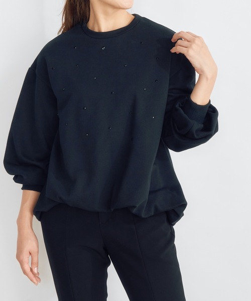 「Emma Taylor」 スウェットカットソー FREE ネイビー レディース_画像5