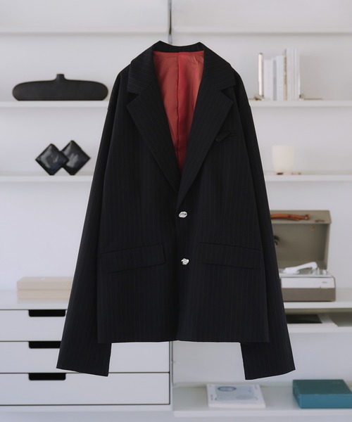 「selle glant」 テーラードジャケット MEDIUM グレー メンズ_画像3