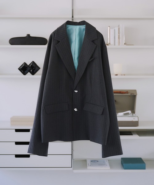 「selle glant」 テーラードジャケット MEDIUM グレー メンズ_画像5