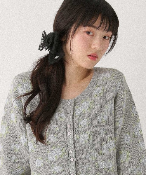 Heather（ヘザー） ヘアクリップ レースリボンバレッタ 659920