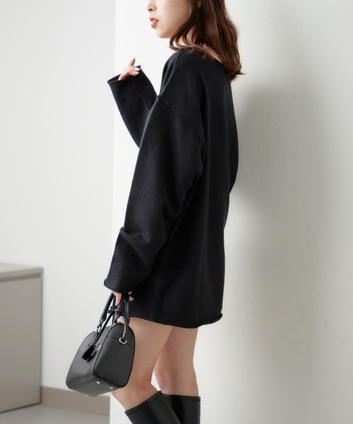 「Chico」 スウェットカットソー FREE グレー レディース_画像7