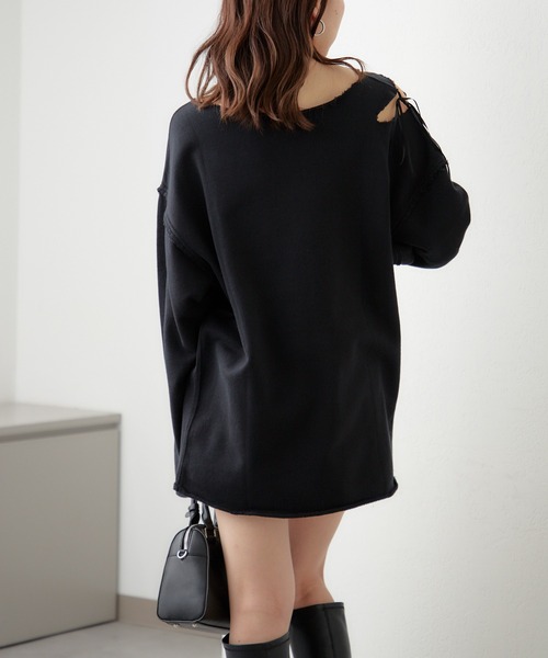 「Chico」 スウェットカットソー FREE グレー レディース_画像8