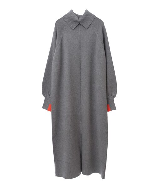 「AMERICAN HOLIC」 ニットワンピース L ブラック レディース_画像2