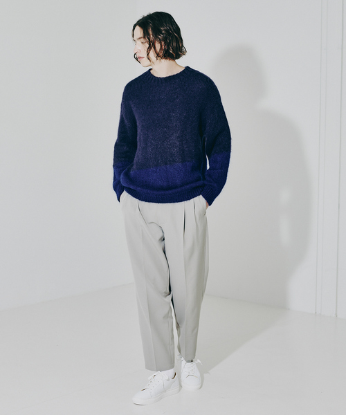 「ABAHOUSE」 パンツ 48 ネイビー メンズ_画像7