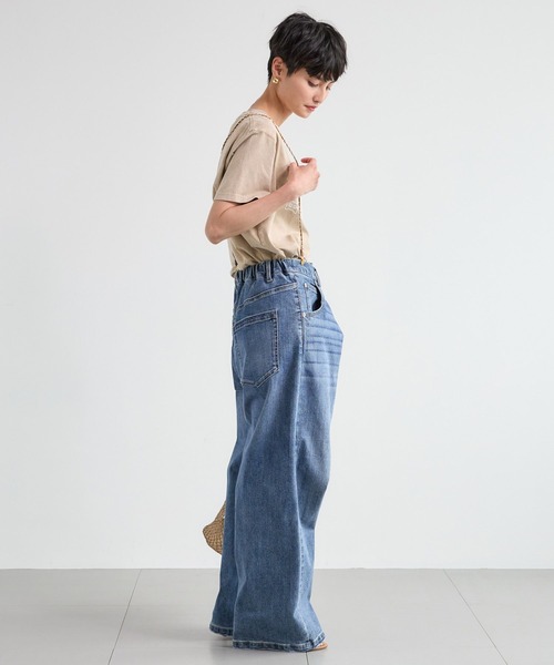 「BARNYARDSTORM」 デニムパンツ S インディゴブルー レディース_画像5