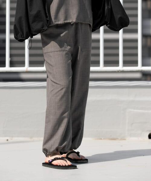 「EKAL」 イージーパンツ ONE モカ レディース_画像7