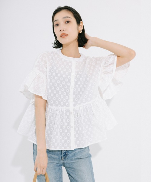 coca（コカ） ブラウス シャツ 「WEB限定セール」レースブラウス 