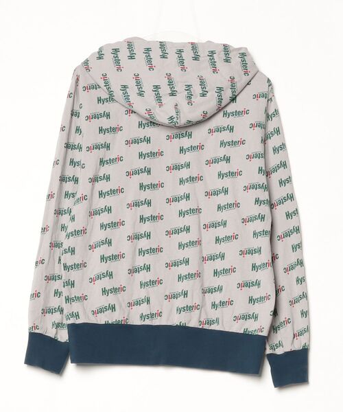 タグ付き HYSTERIC GLAMOUR グレー ジップパーカー HYSTERIC GLAMOUR（ヒステリックグラマー） ジップアップパーカー X