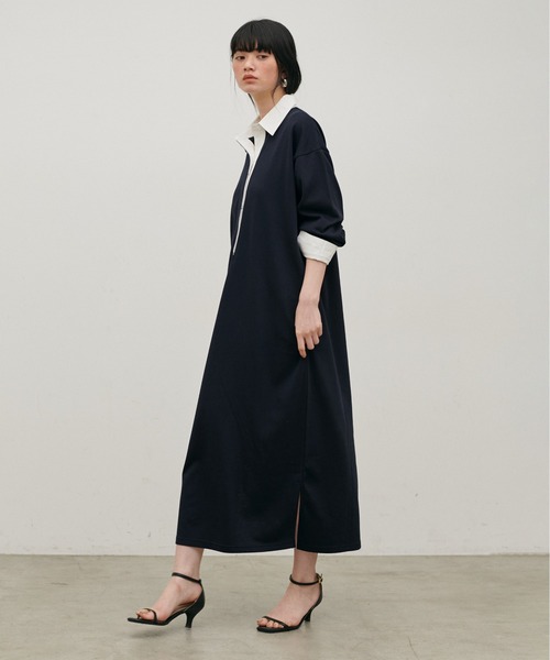 LARUTA（ラルータ） ワンピース 「LARUTA」ポロスウェットカットソー