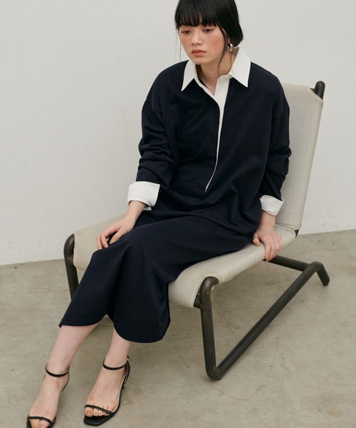 LARUTA（ラルータ） ワンピース 「LARUTA」ポロスウェットカットソー