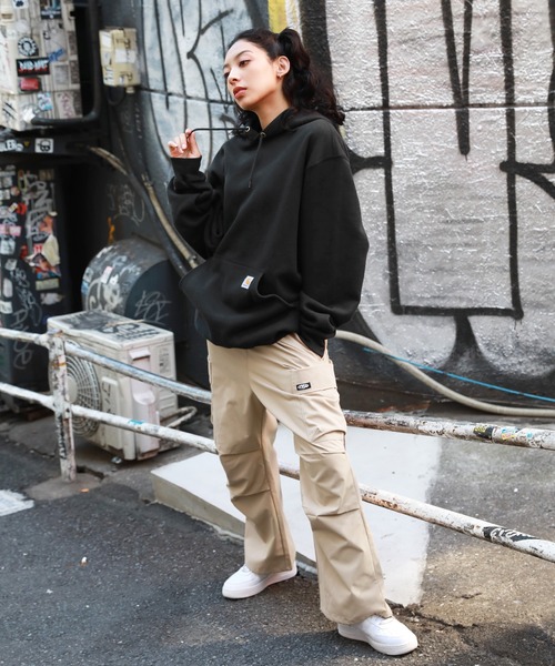 「Carhartt」 プルオーバーパーカー L ブラック メンズ_6