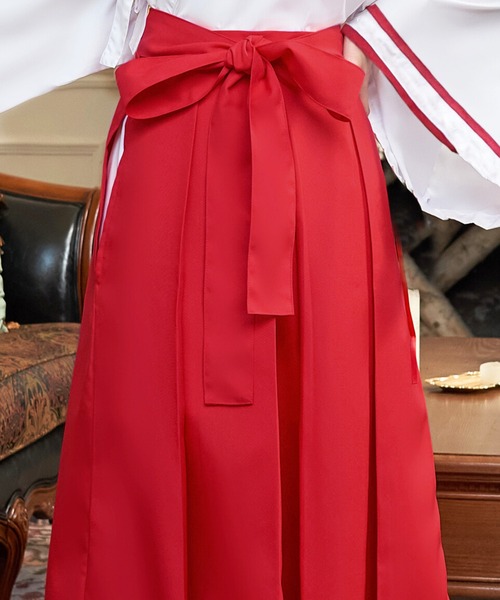コスプレ 「和装コスプレ3点セット」巫女 ロング丈 : ZOZOTOWN Yahoo
