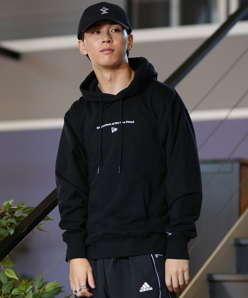 「NEW ERA」 プルオーバーパーカー X-LARGE ブラック メンズ_画像3
